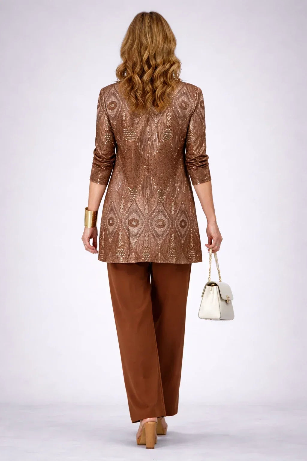 LIDIA | Conjunto de 3 Piezas Óxido Paisley