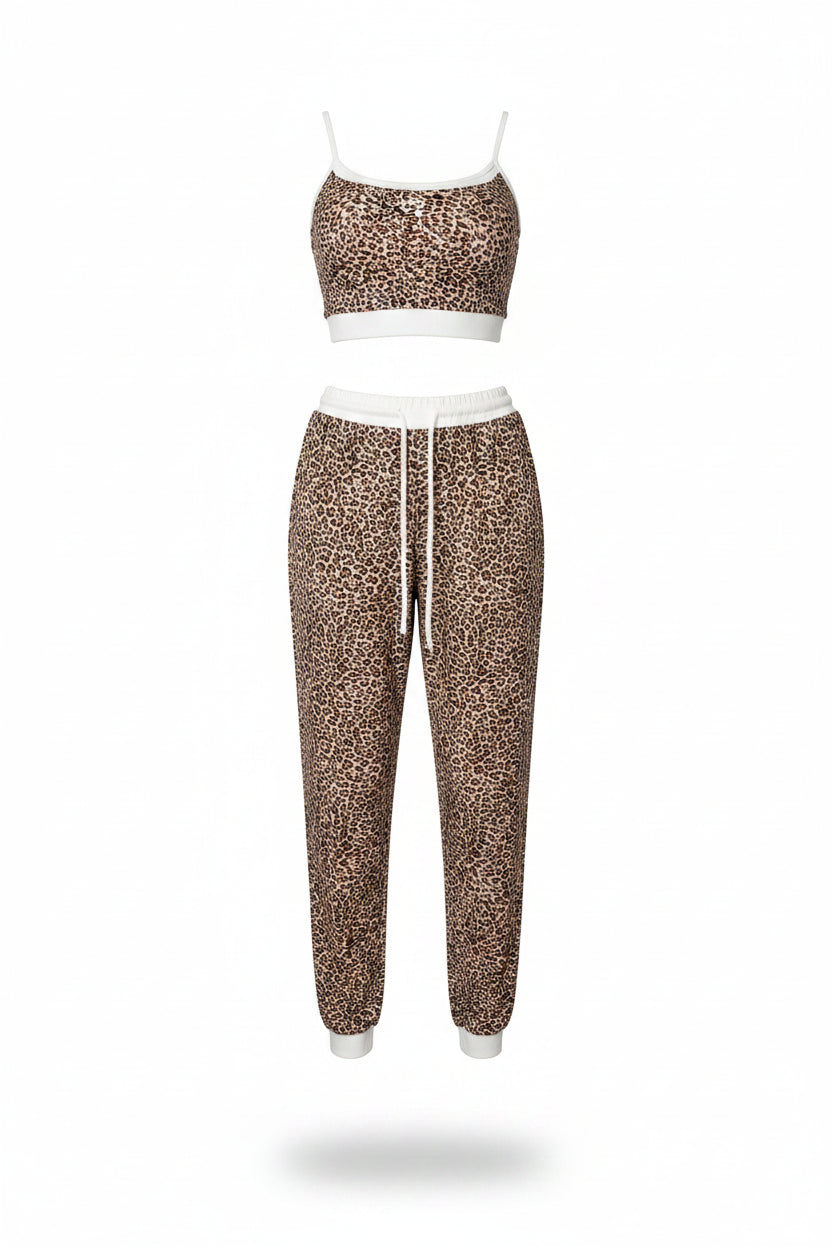Conjunto Casual de Top de Punto