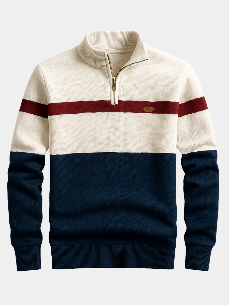 Renato | Jersey Elegante con Cremallera