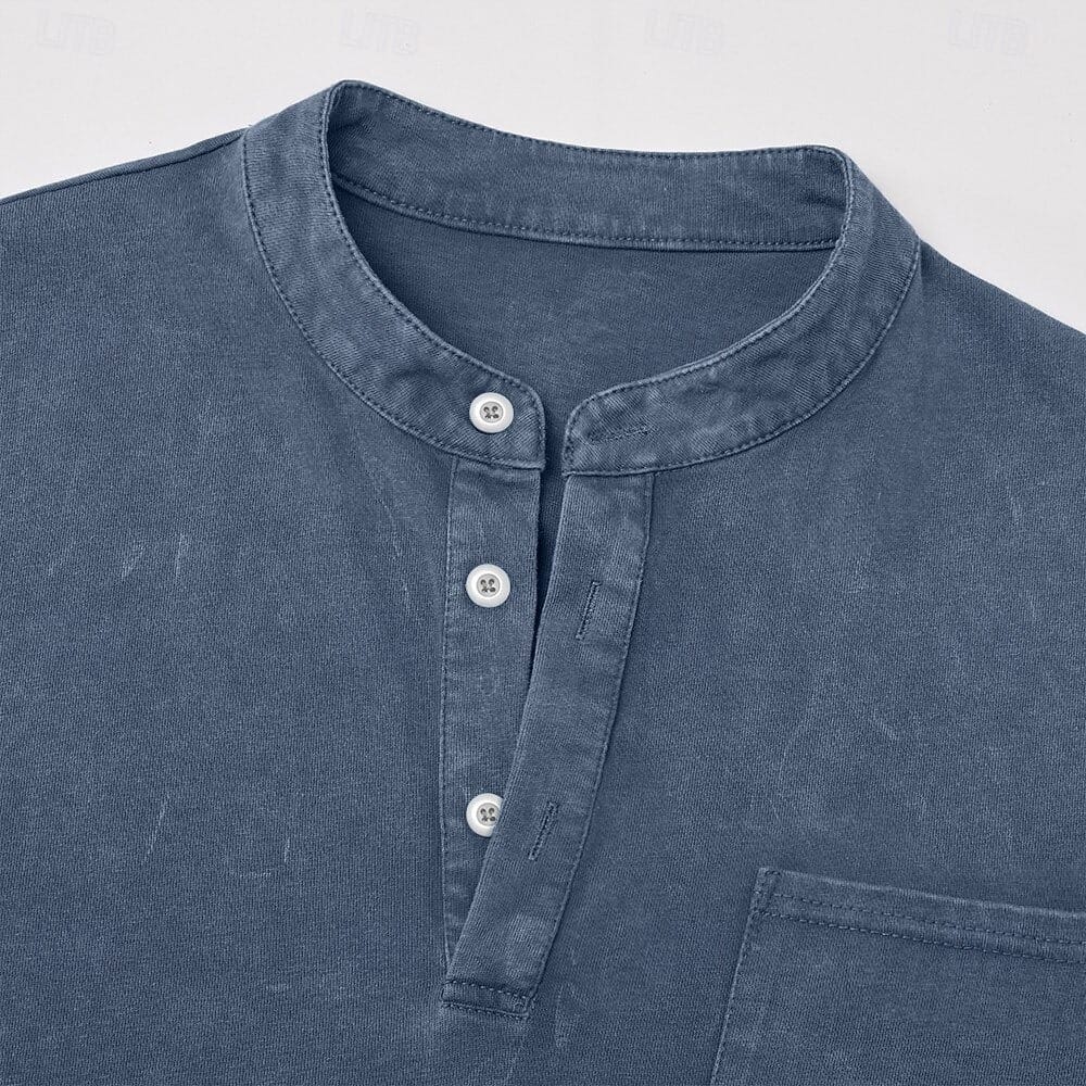 Gabriel | Camiseta Henley de Manga Larga