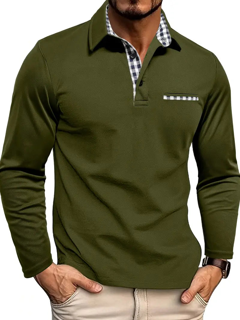 Santiago | Polo Elegante de Manga Larga