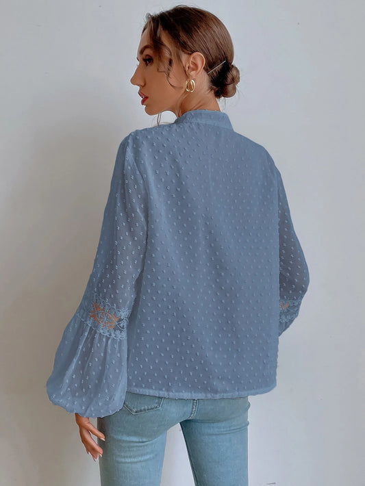 Blusa de Malla con Lunares