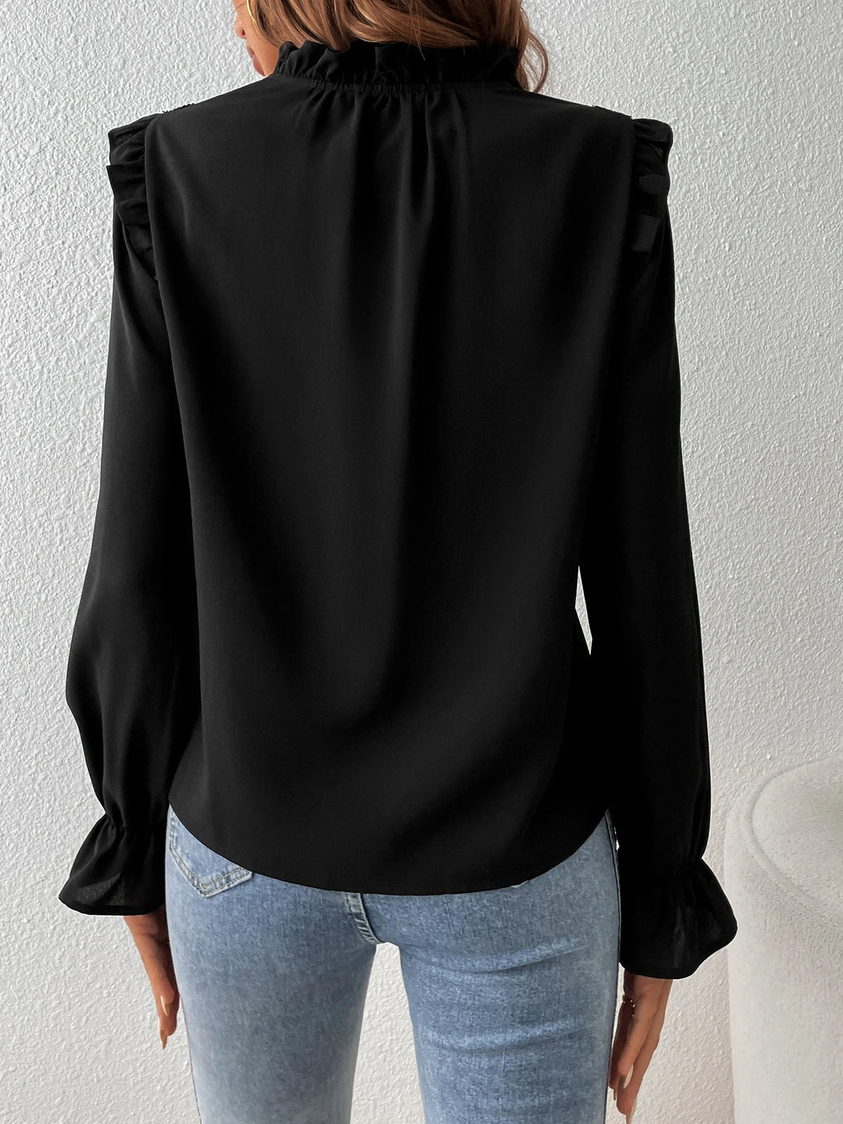 Blusa de Malla con Mangas