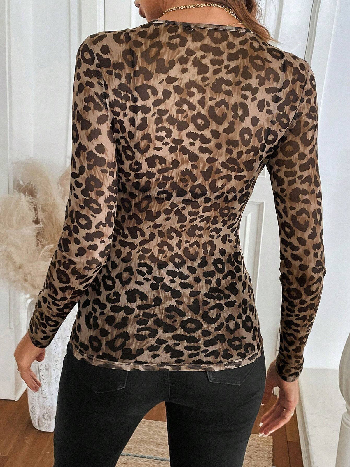 Top de Malla con Estampado