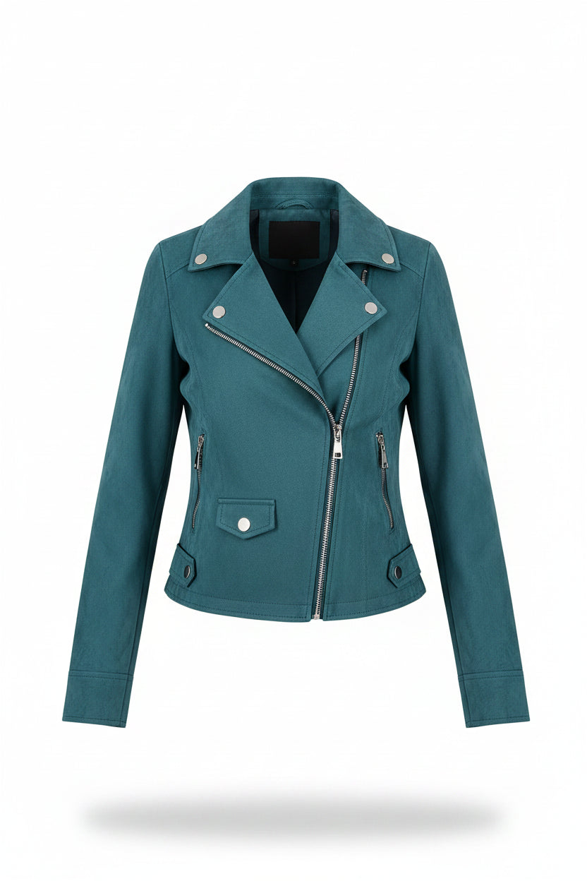Chaqueta de Gamuza con Forro Polar