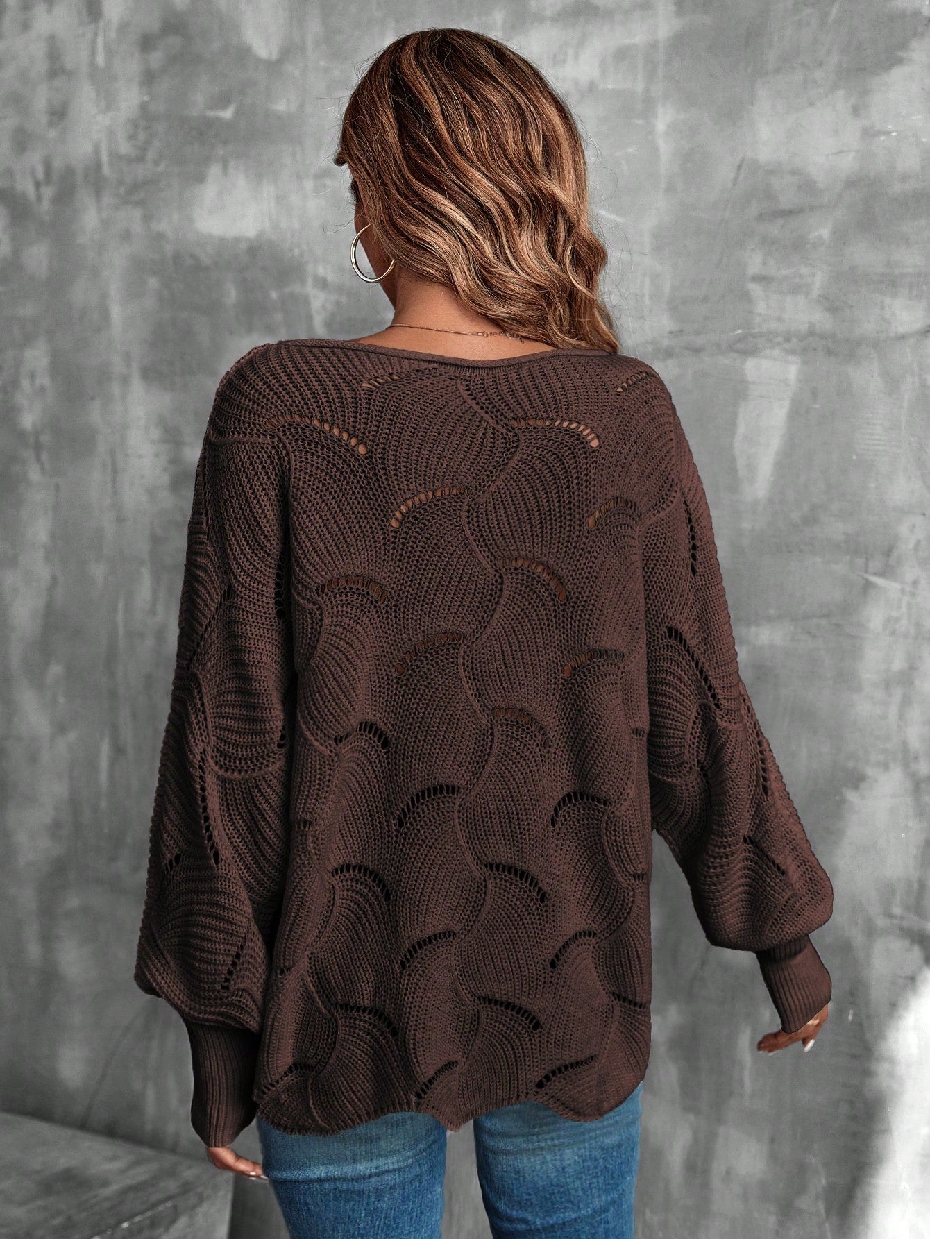 Jersey de Punto con Manga Farol