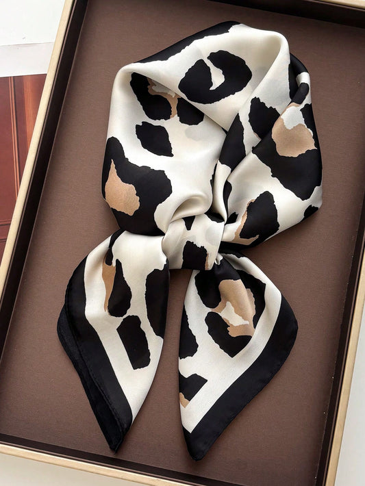 Pañuelo con Estampado de Leopardo