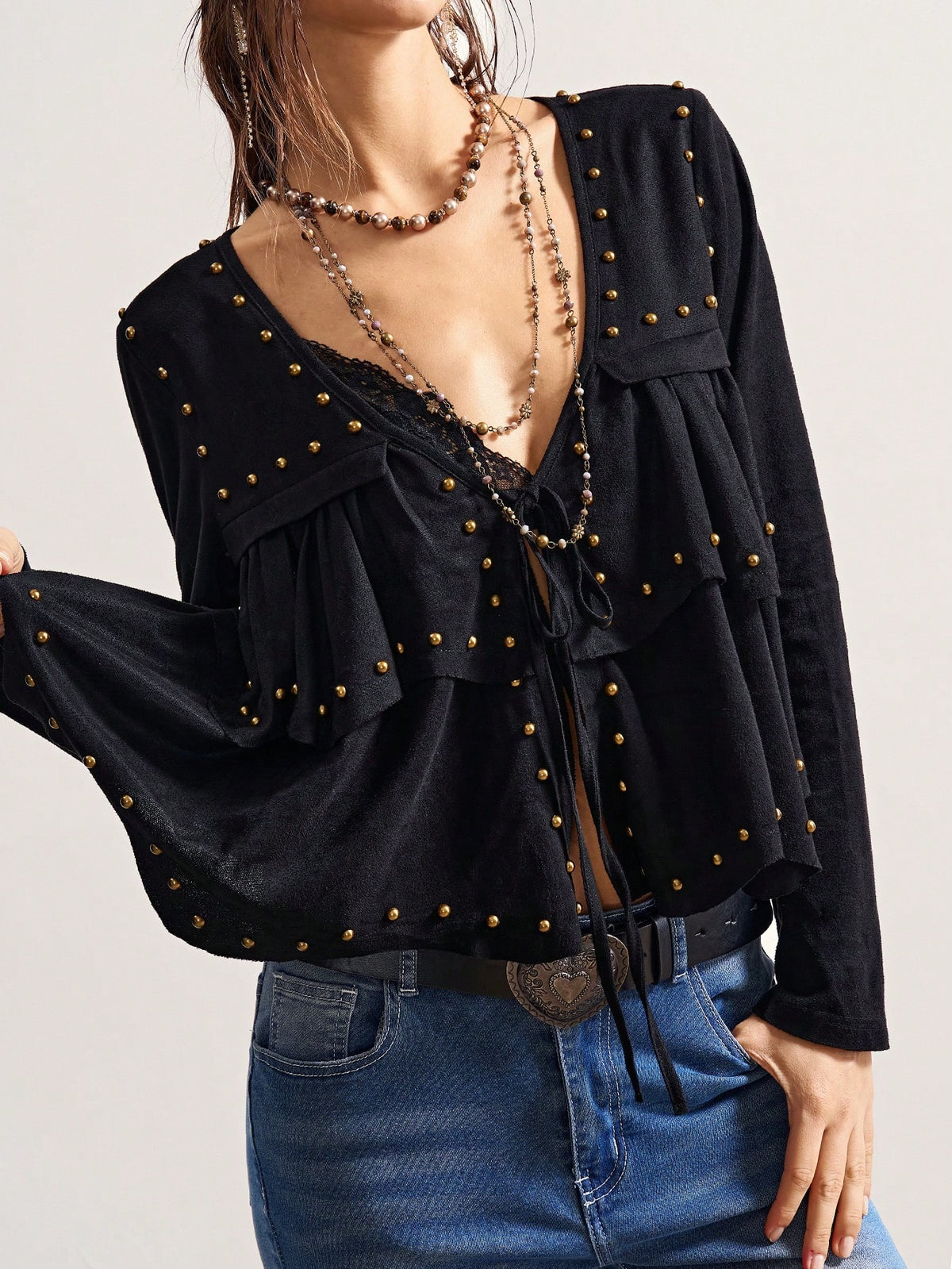Blusa Holgada Tejida