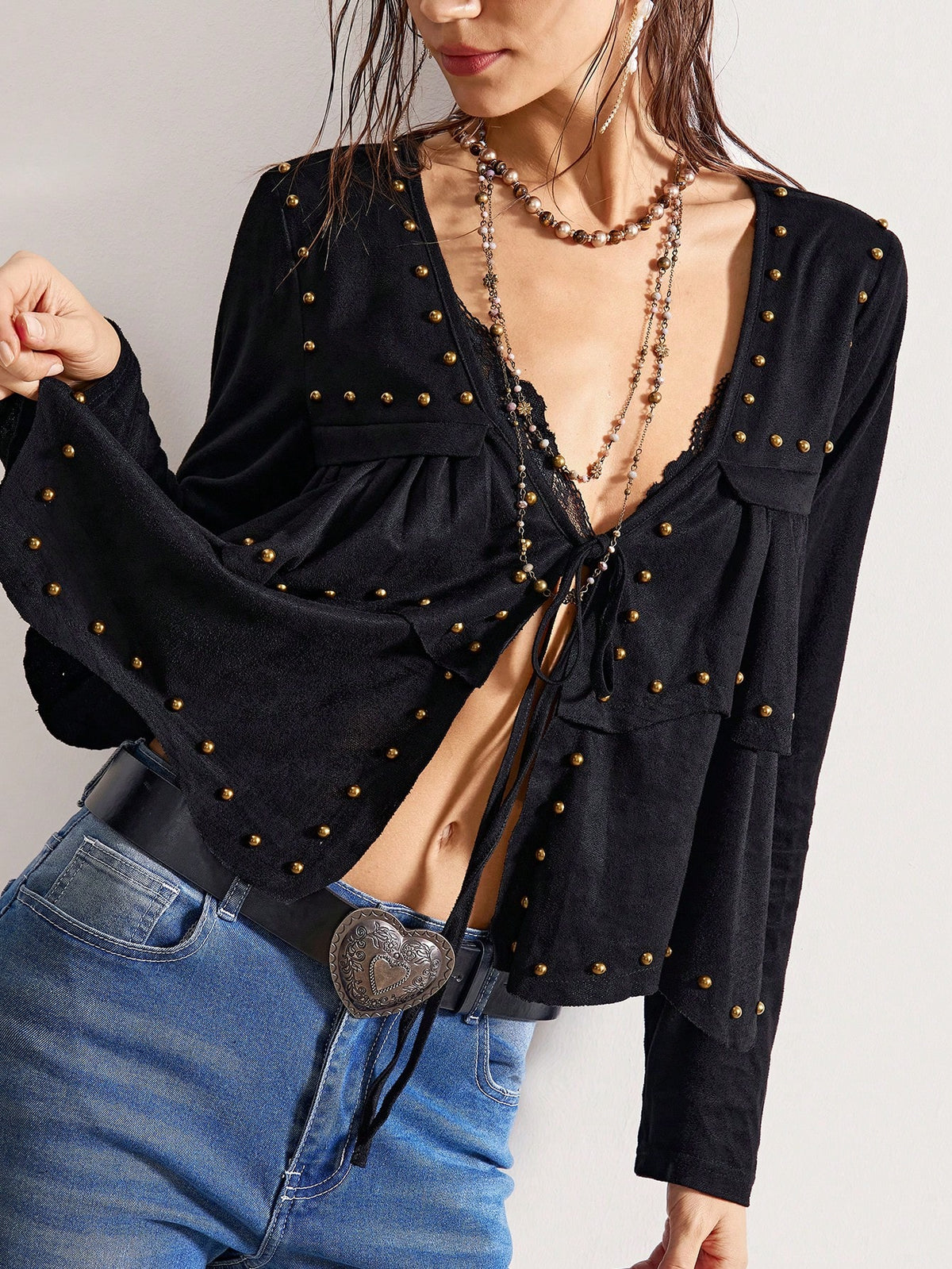 Blusa Holgada Tejida