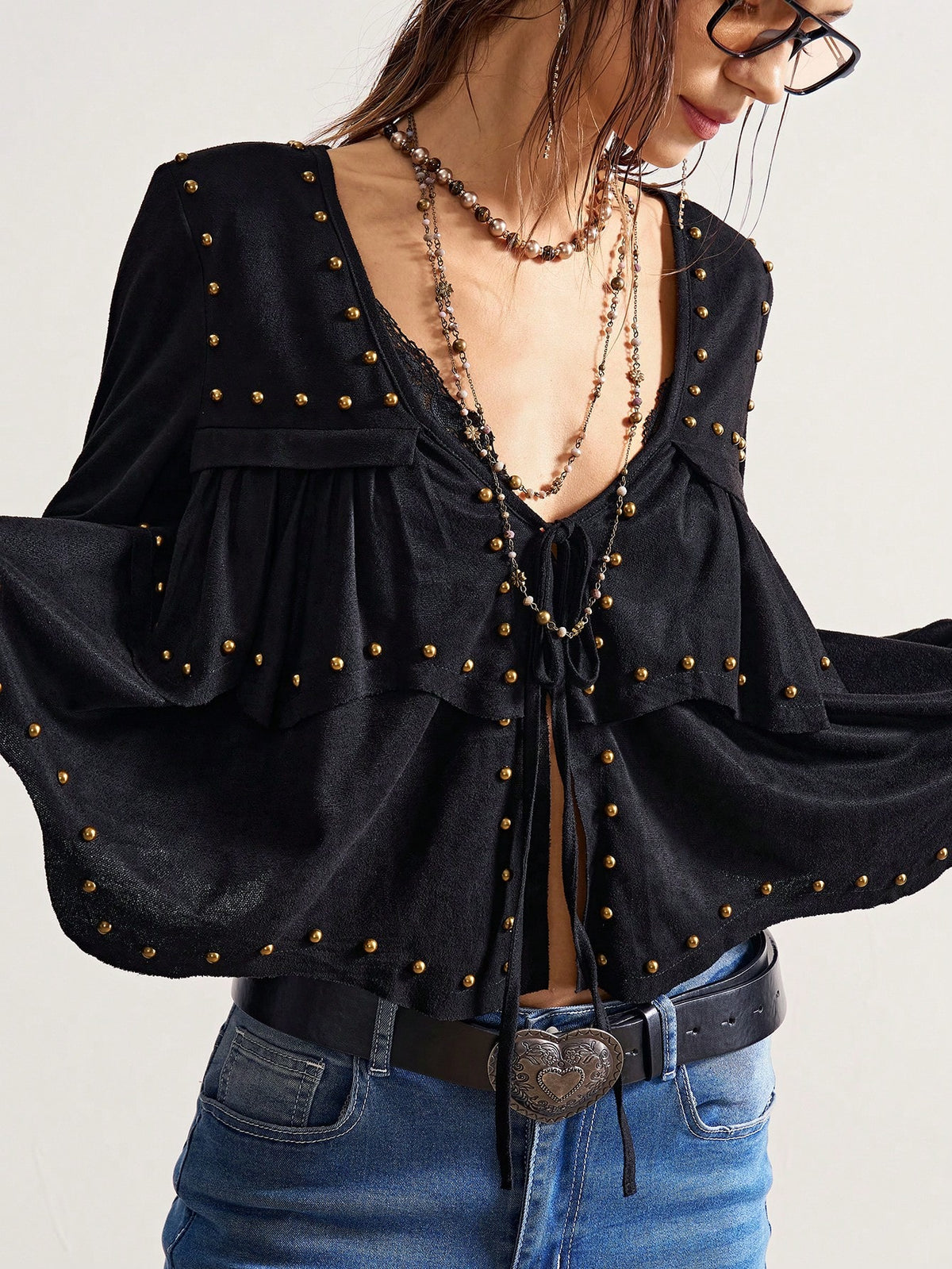 Blusa Holgada Tejida