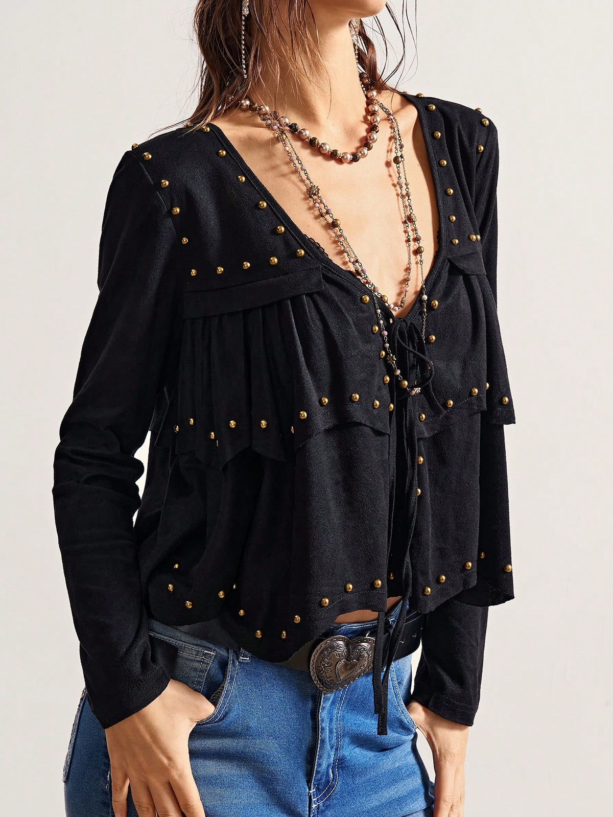 Blusa Holgada Tejida