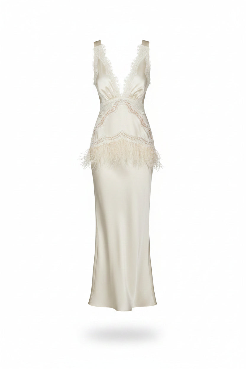 Vestido de Escote en V