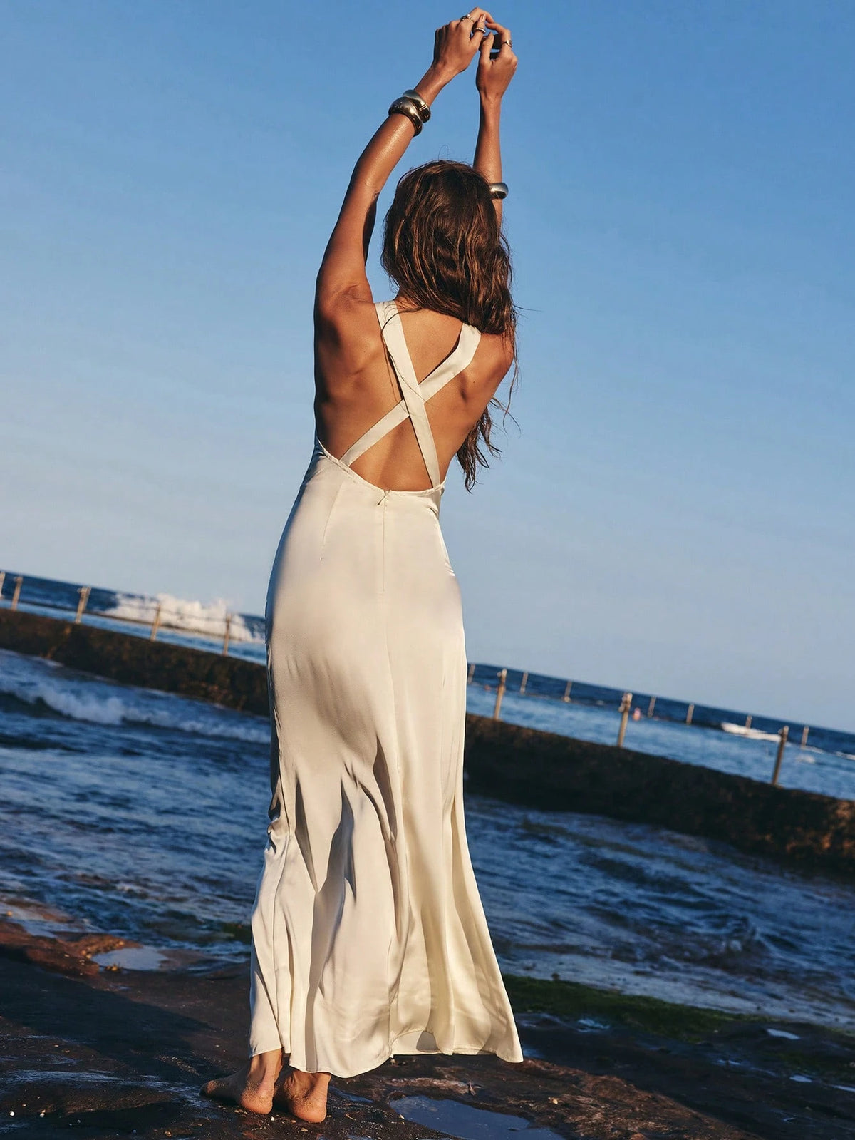 Vestido de Escote en V