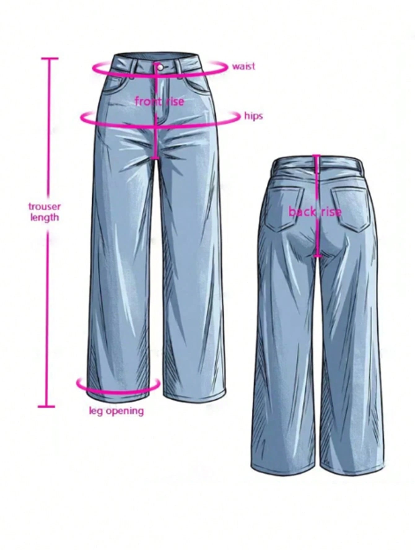 Jeans Retro de Cintura Alta y Pierna Recta