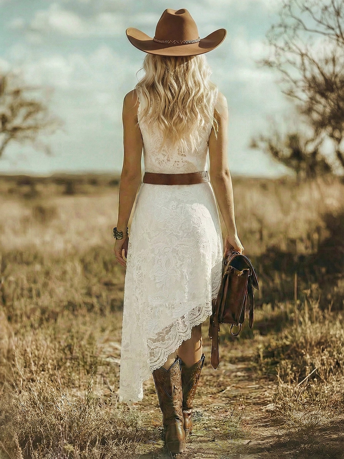 Vestido Midi Ajustado con Encaje
