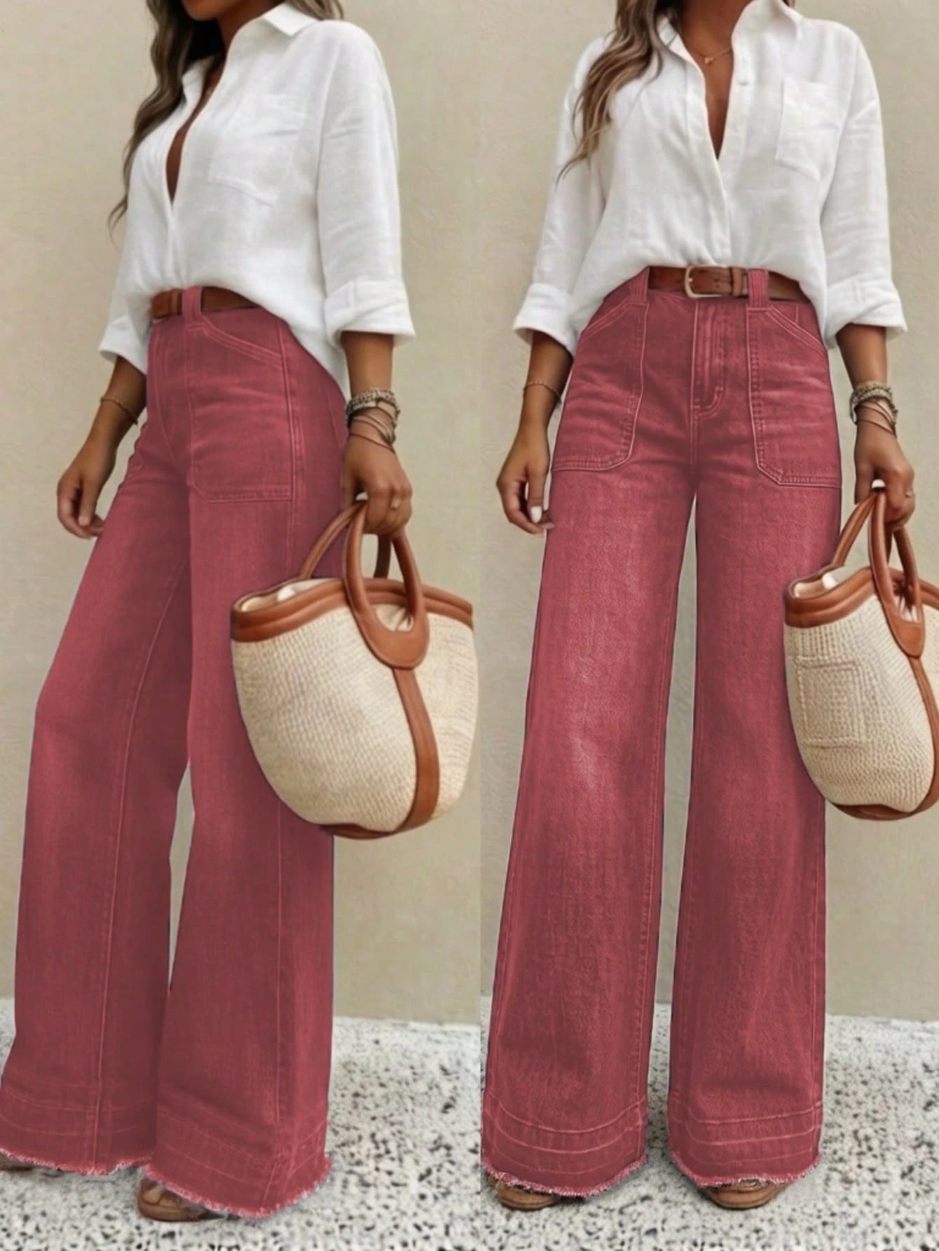 Pantalones Vaqueros de Pierna Ancha