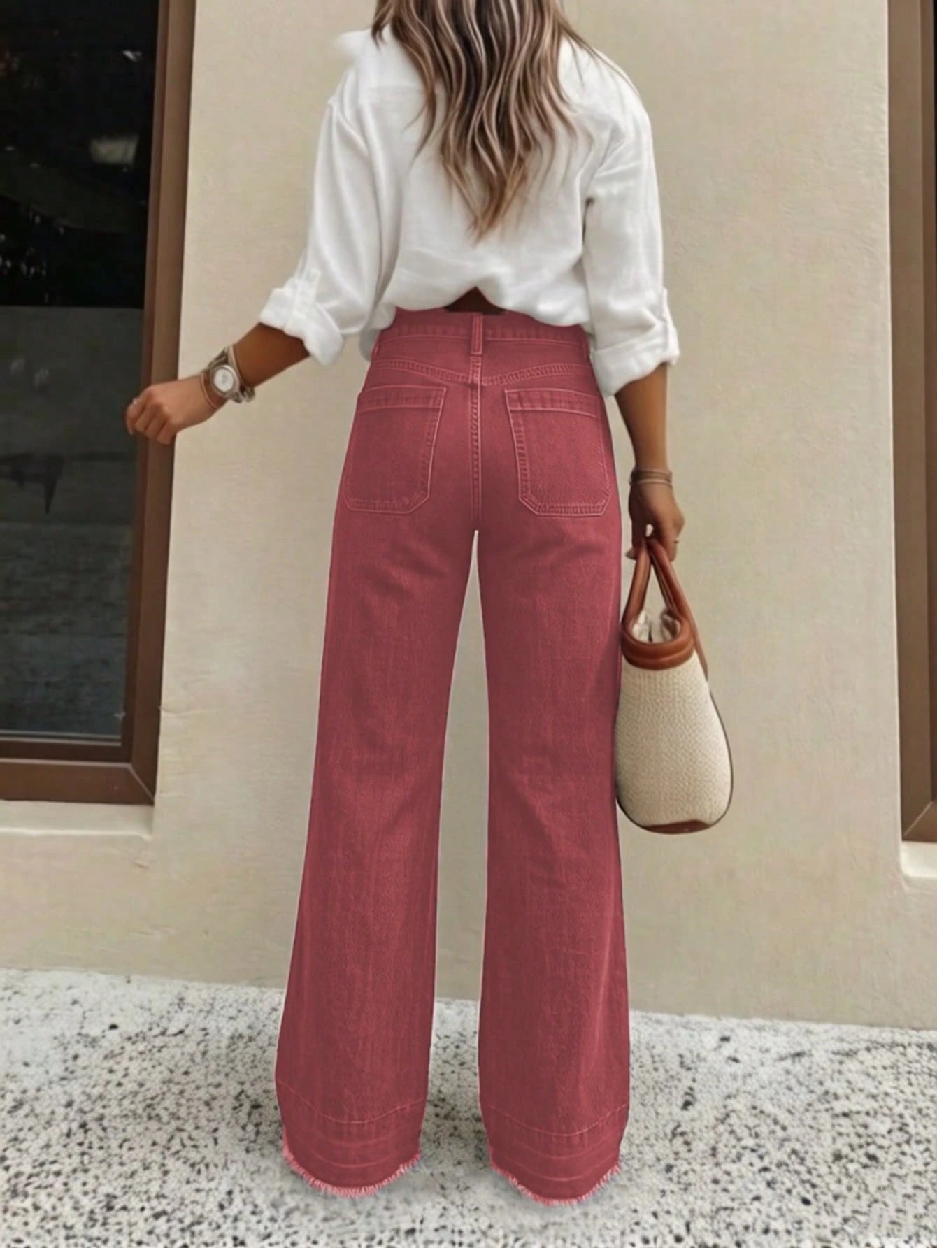 Pantalones Vaqueros de Pierna Ancha