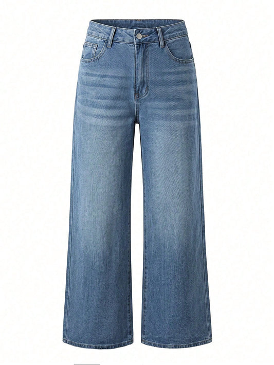 Jeans Retro de Cintura Alta