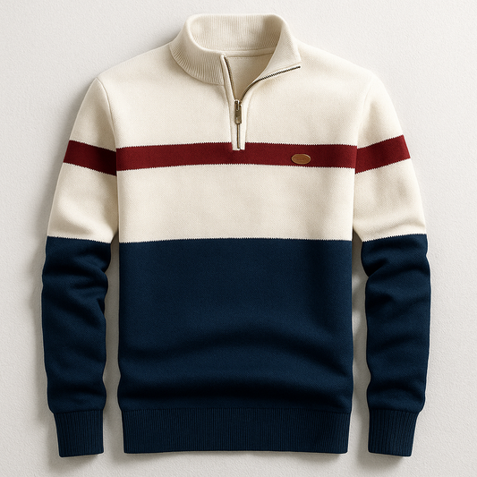 Renato | Jersey Elegante con Cremallera