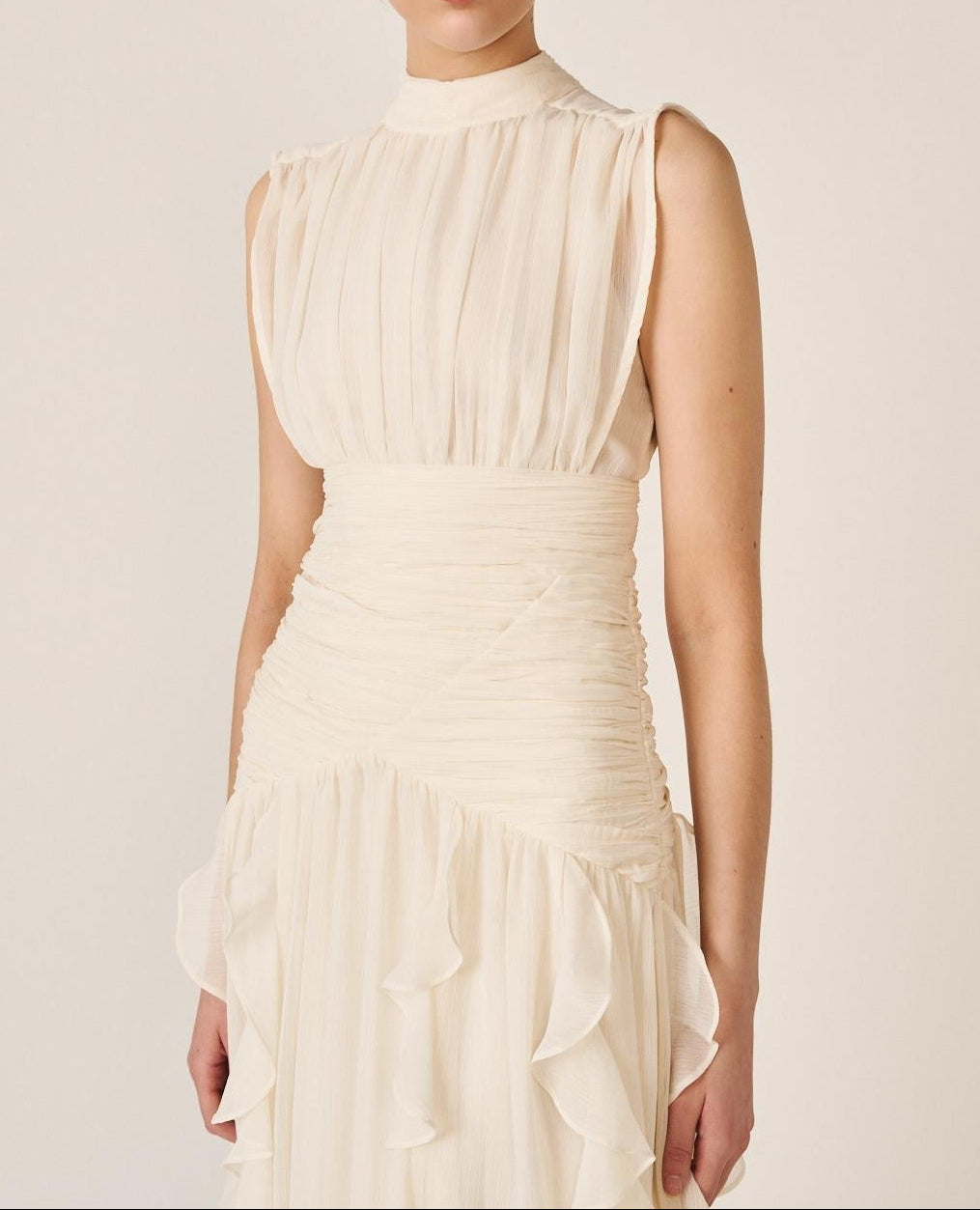 Vestido largo con vuelo