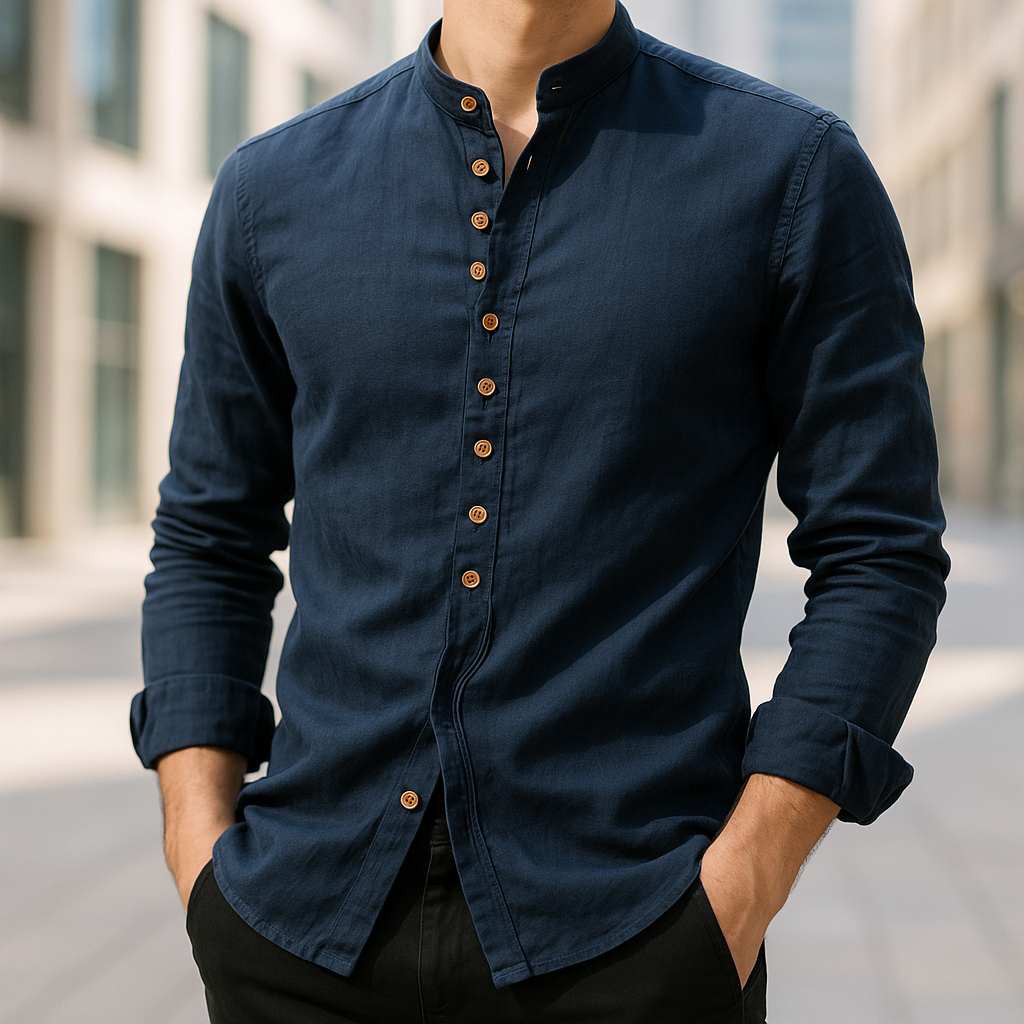 Bernabé | Camisa Informal de Lino y Algodón