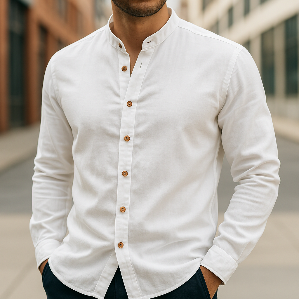 Bernabé | Camisa Informal de Lino y Algodón