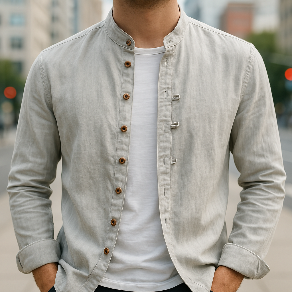 Bernabé | Camisa Informal de Lino y Algodón
