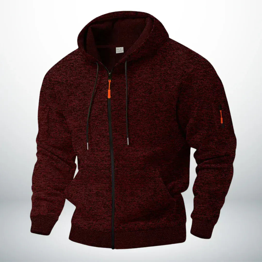 Jorge | Sudadera con Capucha y Cremallera
