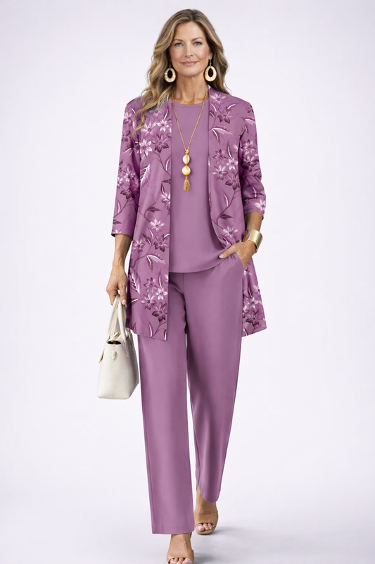 MARISA | Conjunto floral de 3 piezas