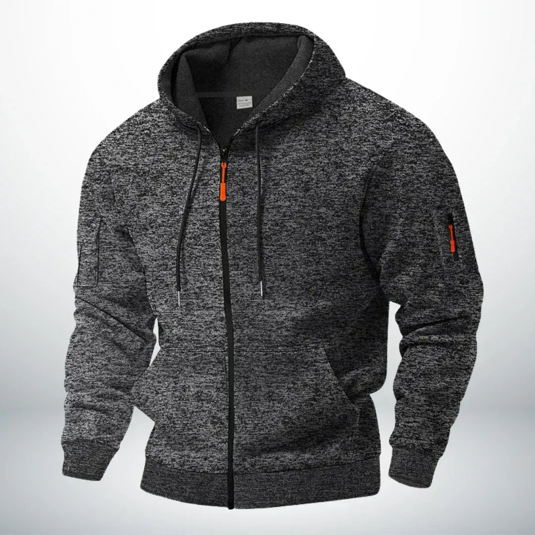 Jorge | Sudadera con Capucha y Cremallera