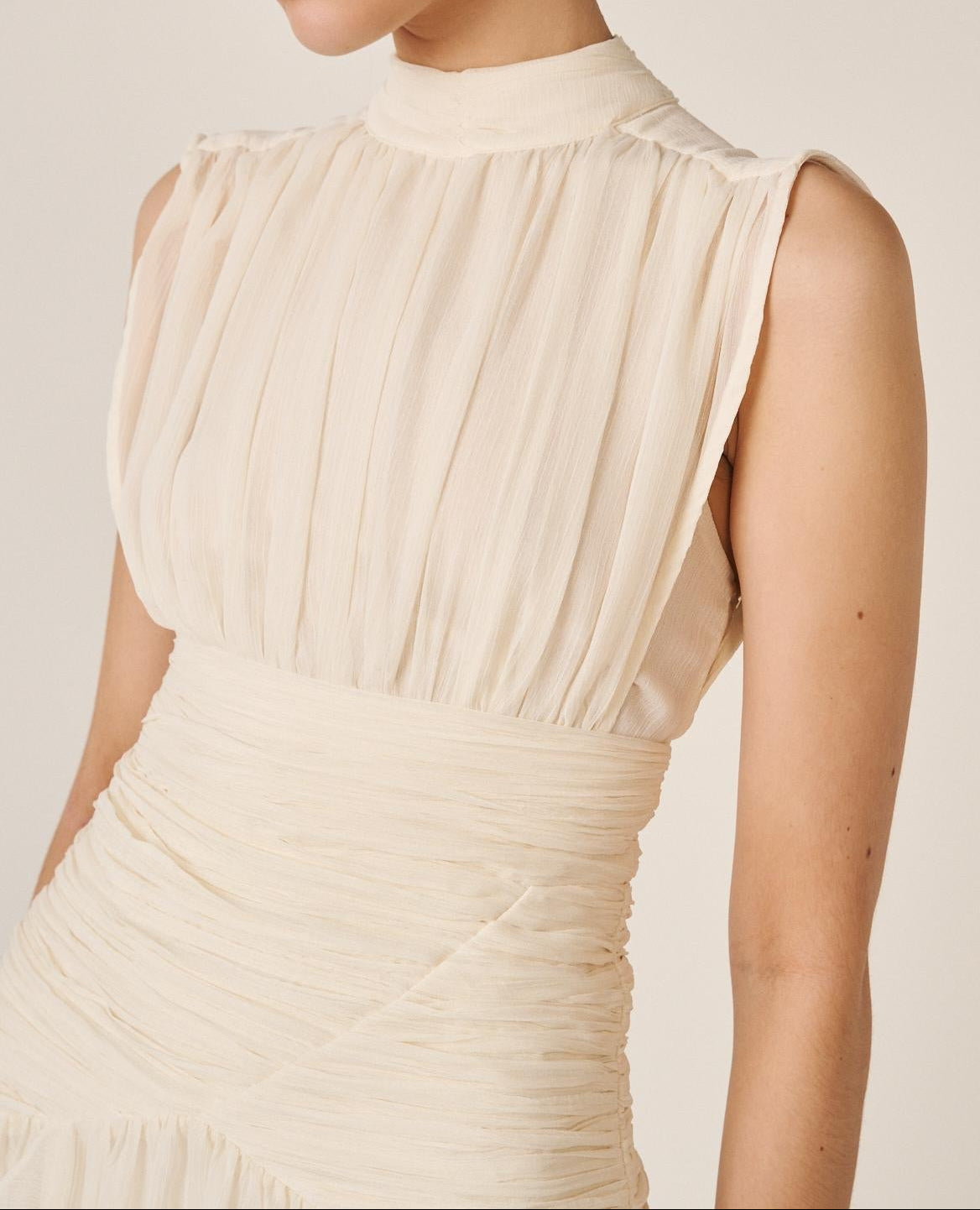 Vestido largo con vuelo