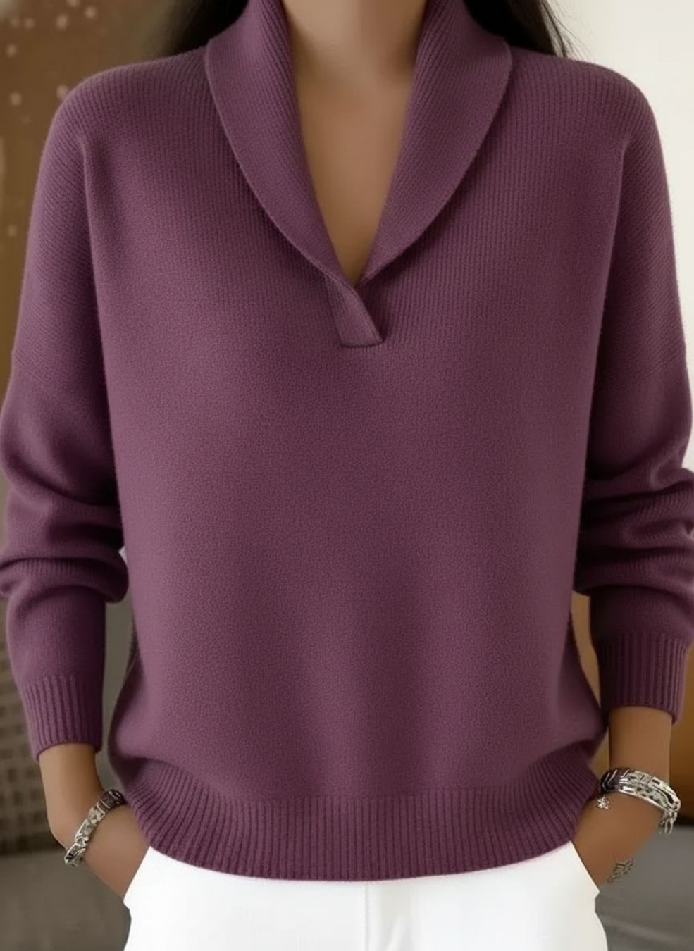 Jersey con Cuello en V