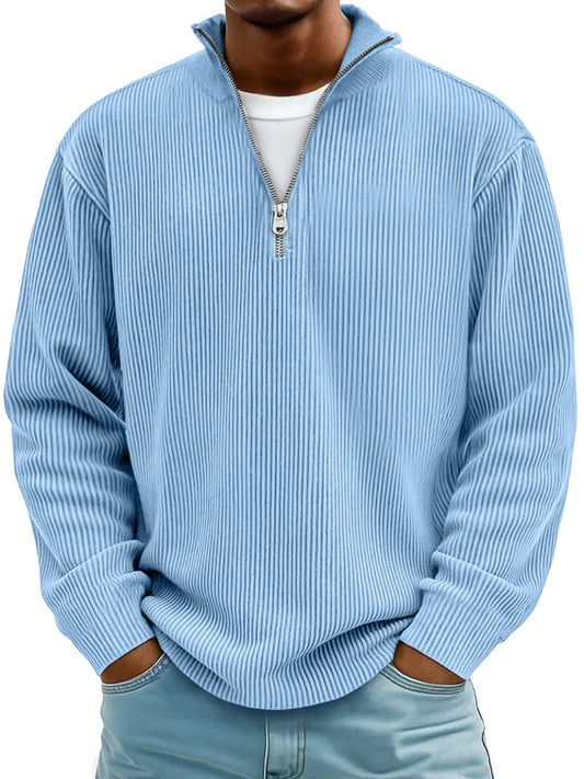 Lucio | Jersey con Cuello de Cremallera