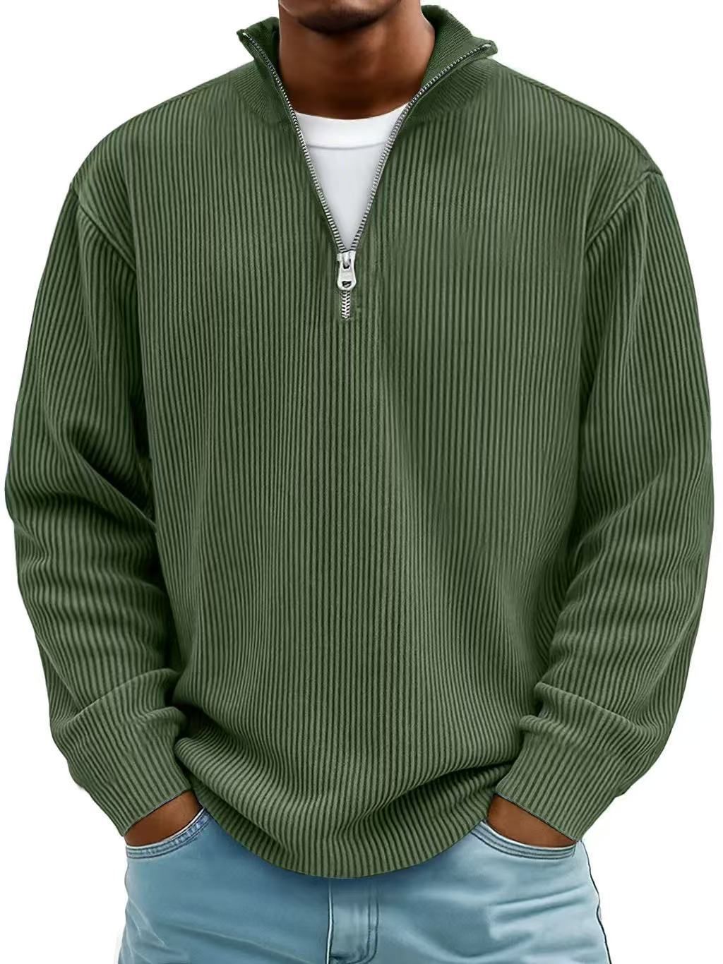 Lucio | Jersey con Cuello de Cremallera