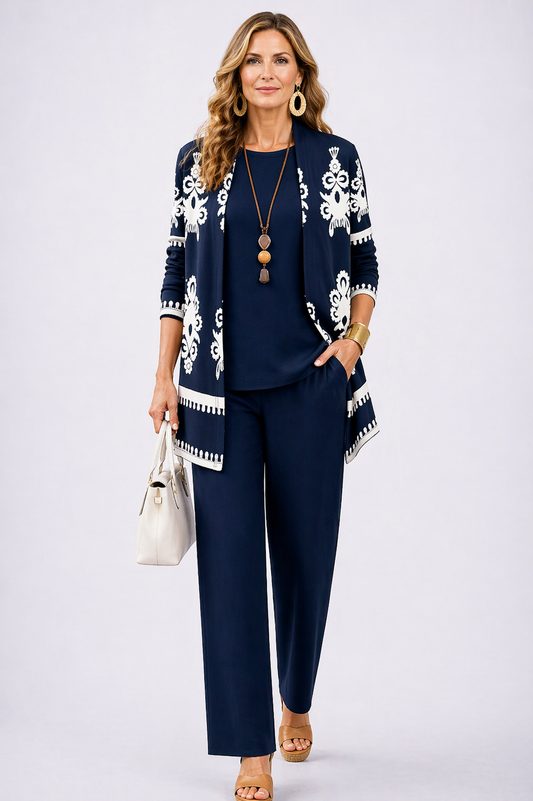 GRAZIELLA | Conjunto de 3 Piezas Elegancia Clásica