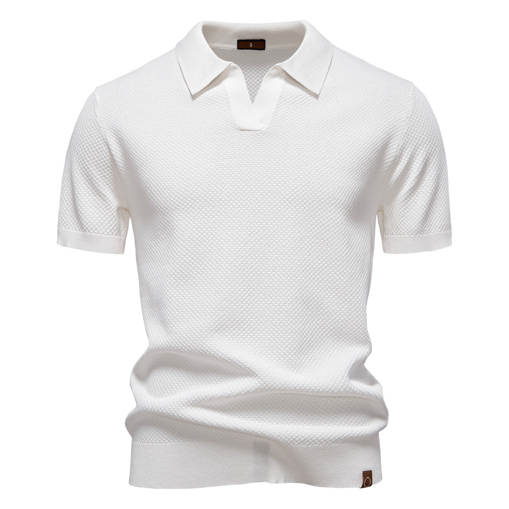 Antonio | Polo Elegante de Cuello Abierto