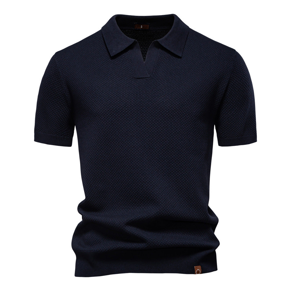 Antonio | Polo Elegante de Cuello Abierto
