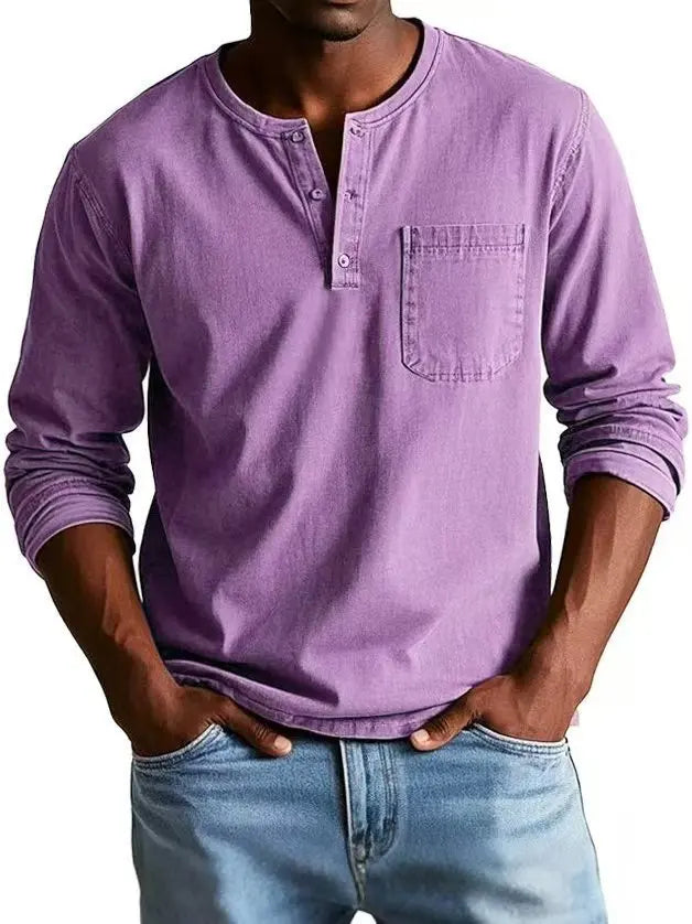 Matías | Camisa Vintage con Cuello Abotonado