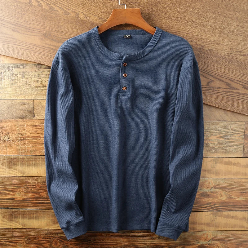 Marcos | Camiseta Elegante de Cuello Tunecino