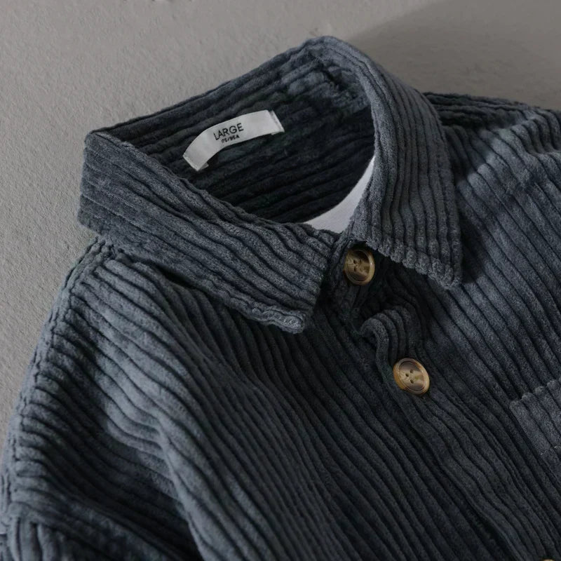 Fabricio | Camisa de Pana Elegante
