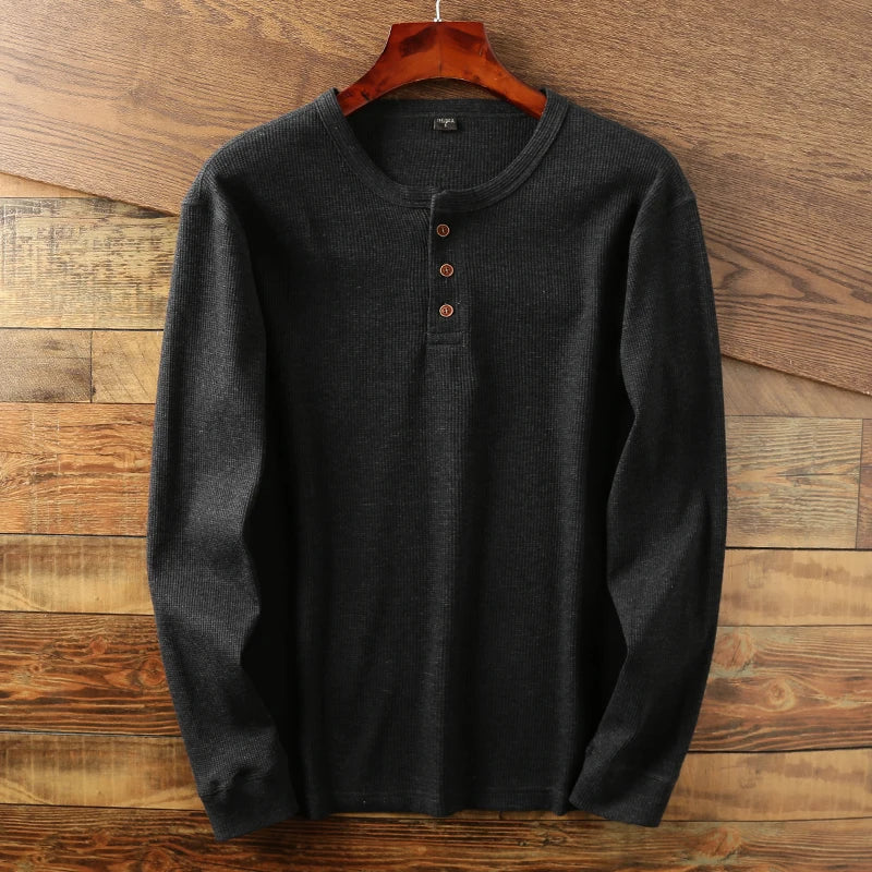 Marcos | Camiseta Elegante de Cuello Tunecino