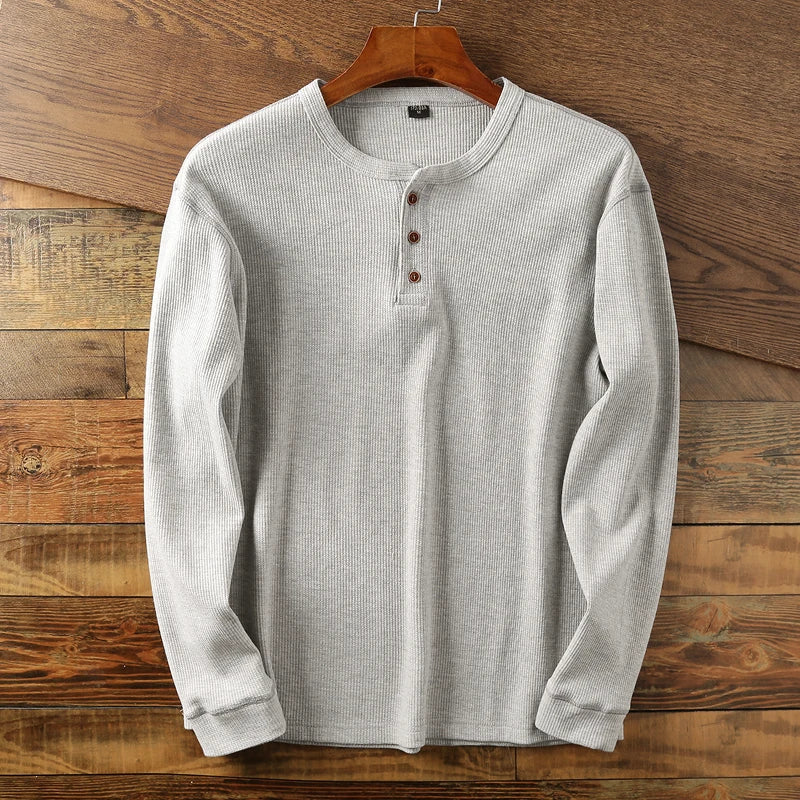 Marcos | Camiseta Elegante de Cuello Tunecino