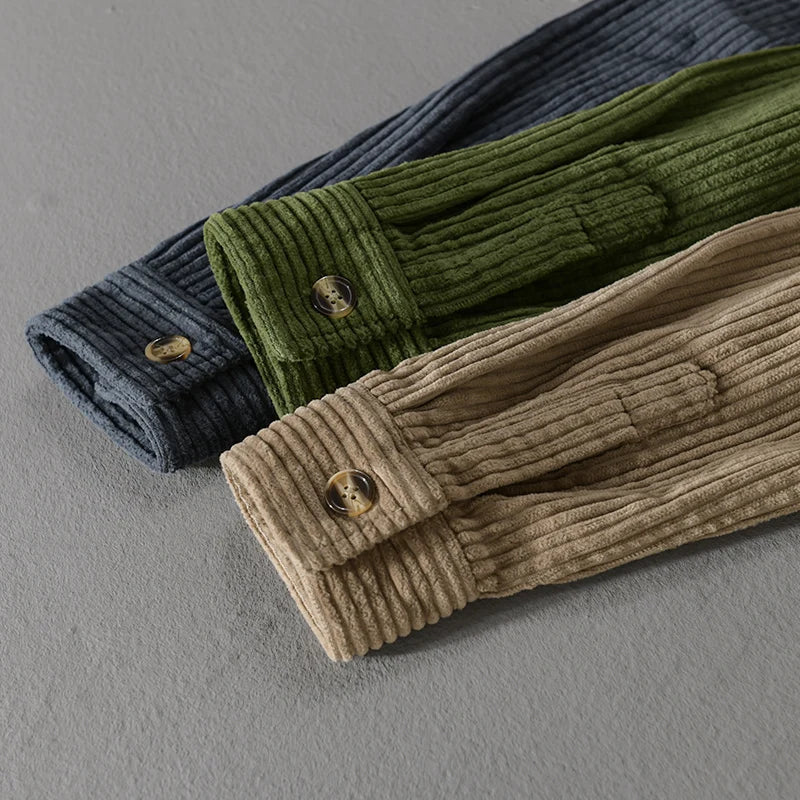 Fabricio | Camisa de Pana Elegante