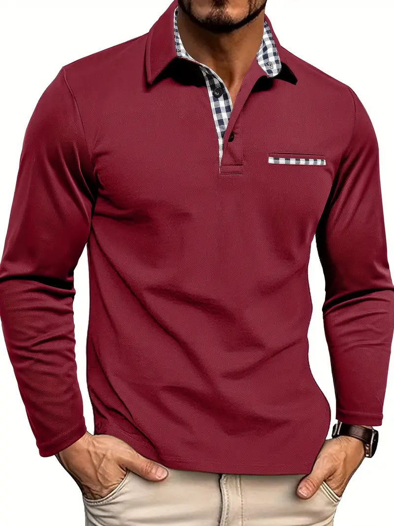 Santiago | Polo Elegante de Manga Larga