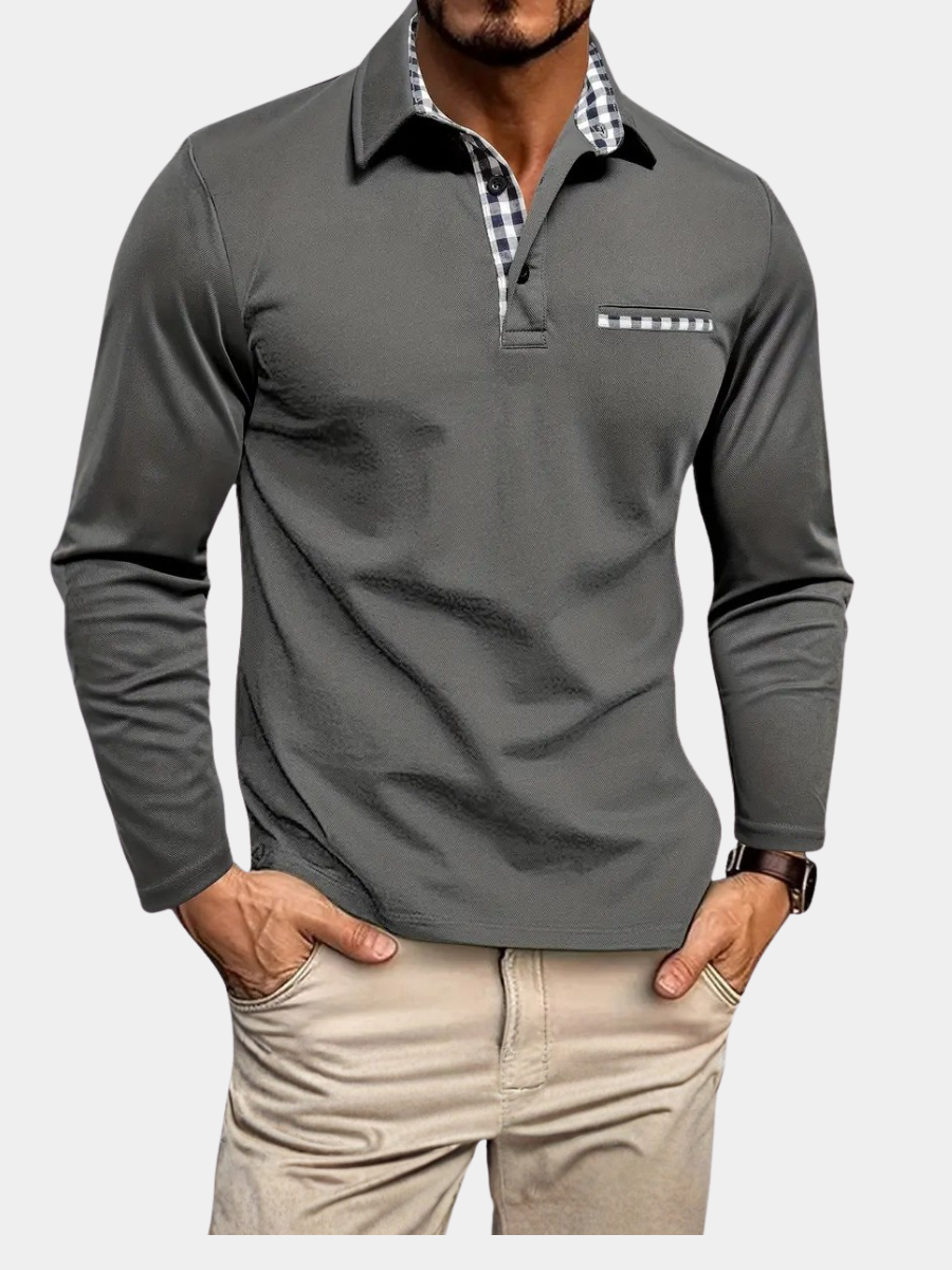 Santiago | Polo Elegante de Manga Larga