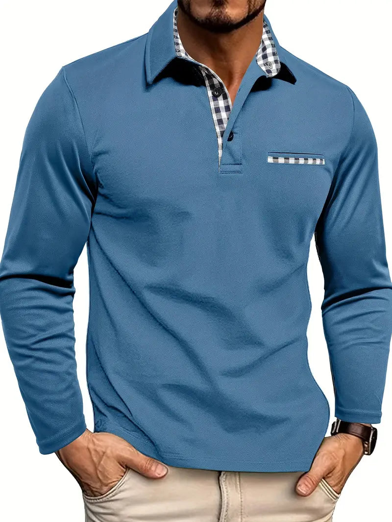 Santiago | Polo Elegante de Manga Larga
