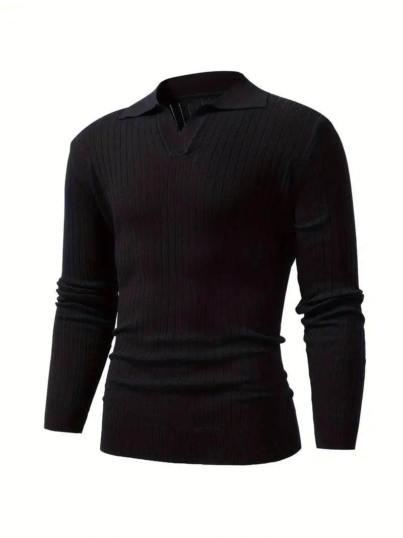 Leandro | Jersey Texturizado Elegante de Invierno