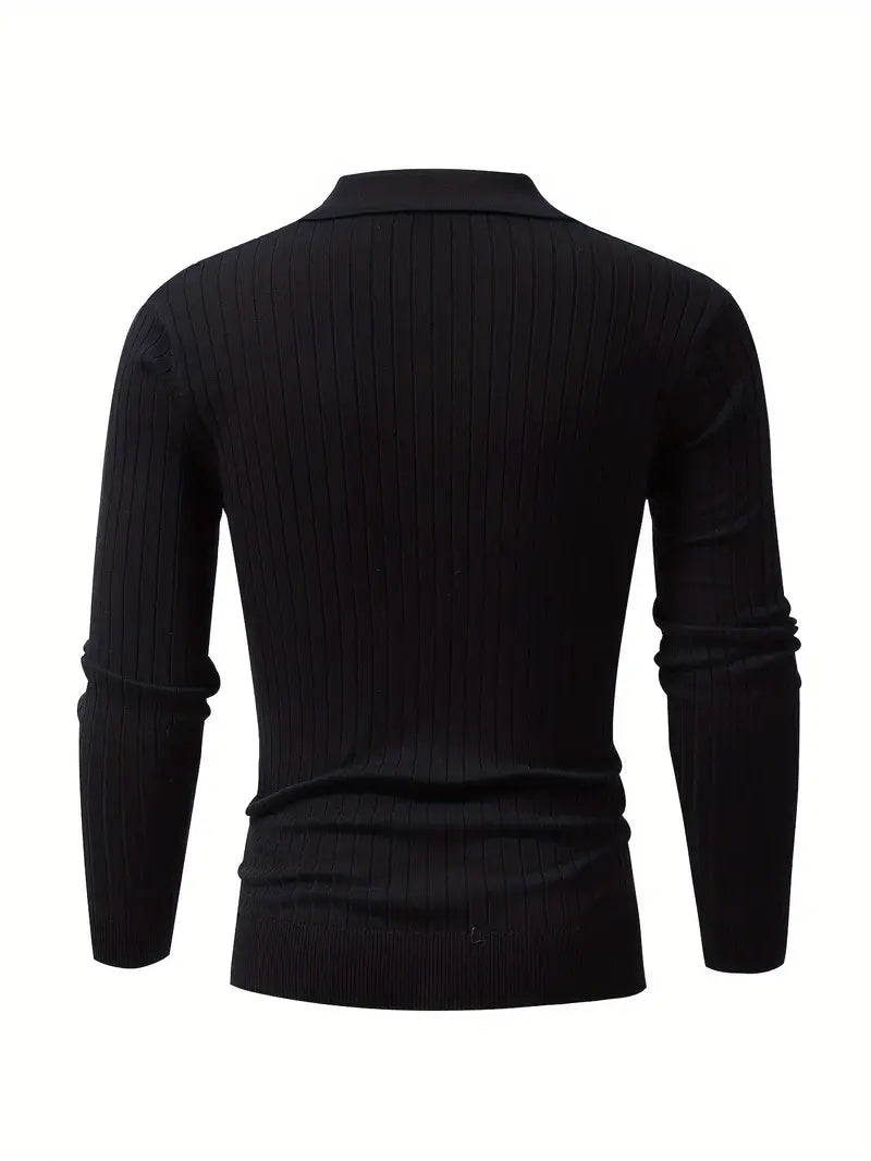 Leandro | Jersey Texturizado Elegante de Invierno