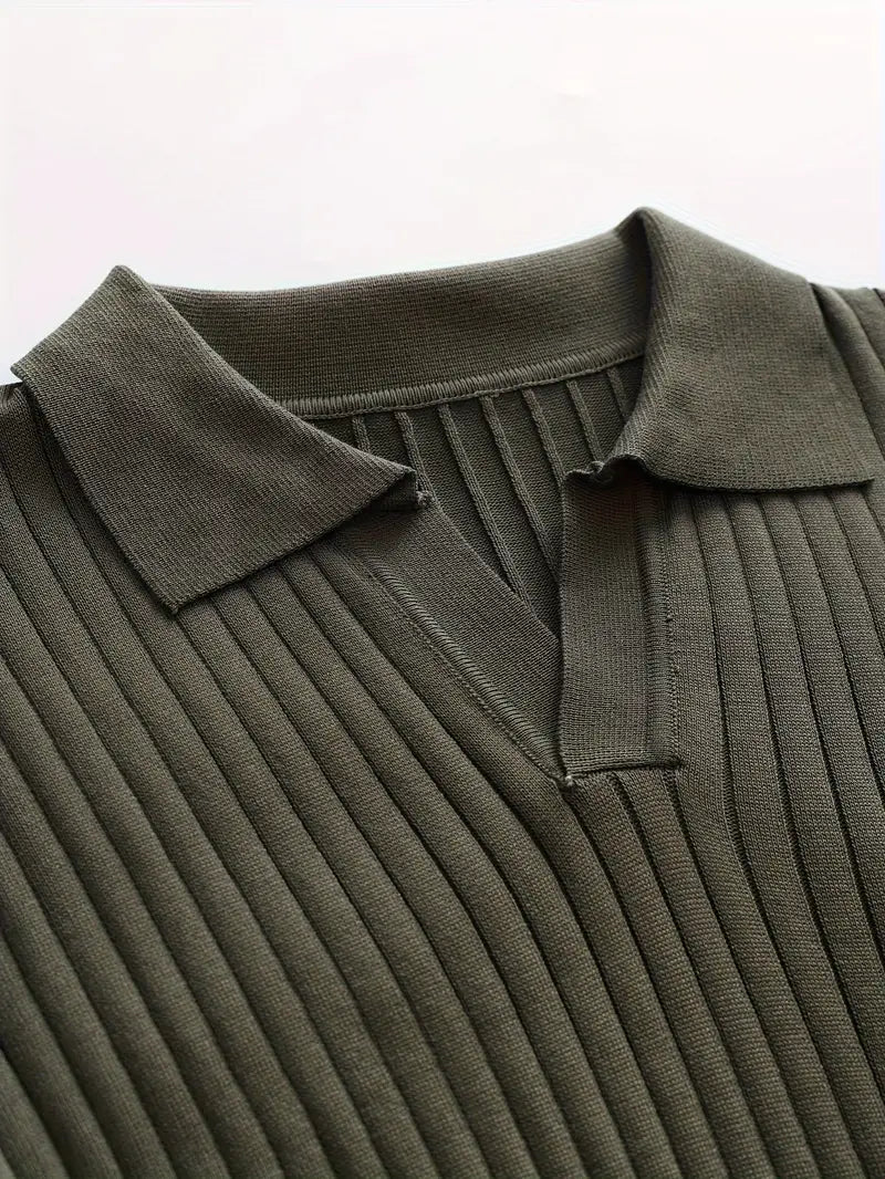 Leandro | Jersey Texturizado Elegante de Invierno