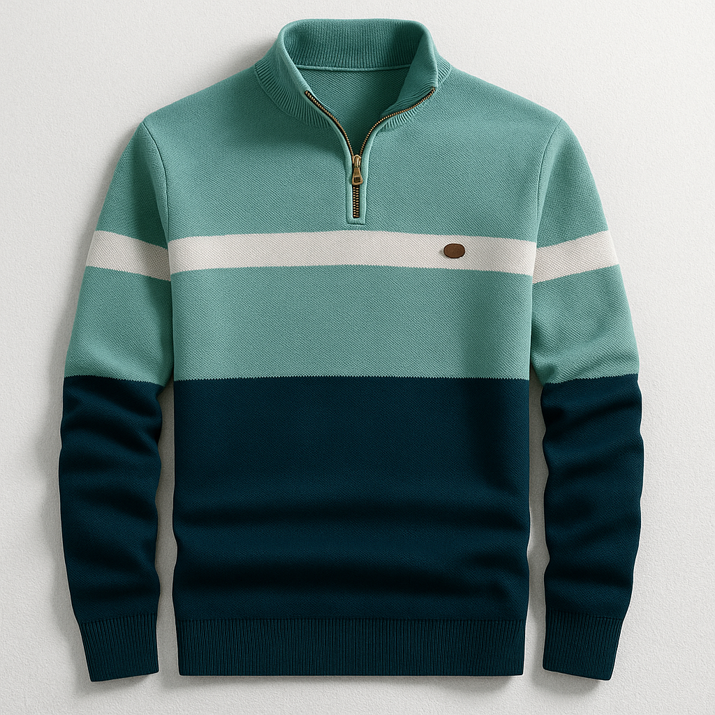 Renato | Jersey Elegante con Cremallera